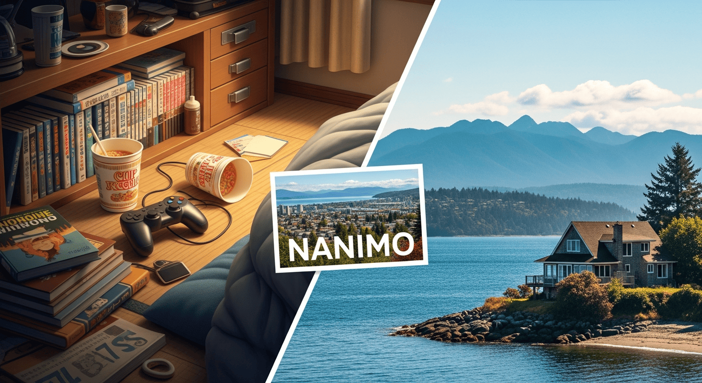 🌼ナナイモってどこだよ。東京都内、古びた学生寮太陽荘の六畳間