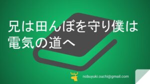 🙎🏽‍♂️兄は田んぼを守り僕は電気の道へ。父のいない家で母の背中とカエルの合唱が教えてくれた生きるということ